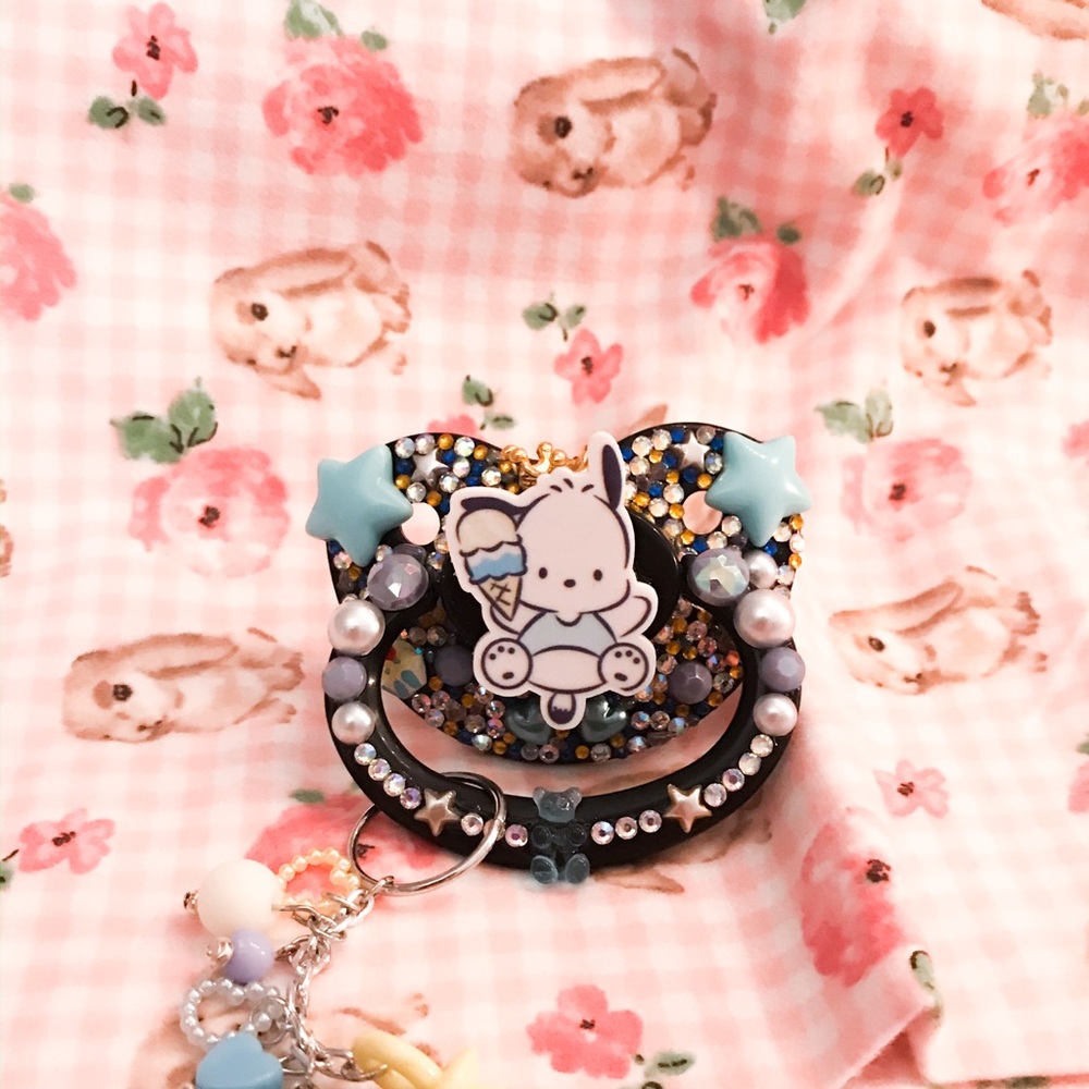 ✨Embellished Adult Pacifier - Pochacco✨